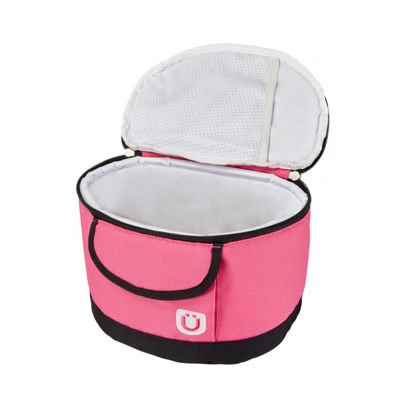 Pink lunchbox open